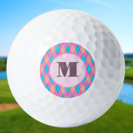 Pelotas De Golf Mujeres monográficas de personalizado de argyle ro