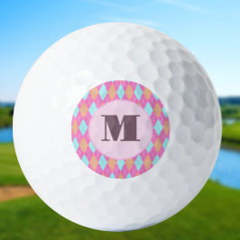 Pelotas De Golf Mujeres monográficas de personalizado de argyle ro