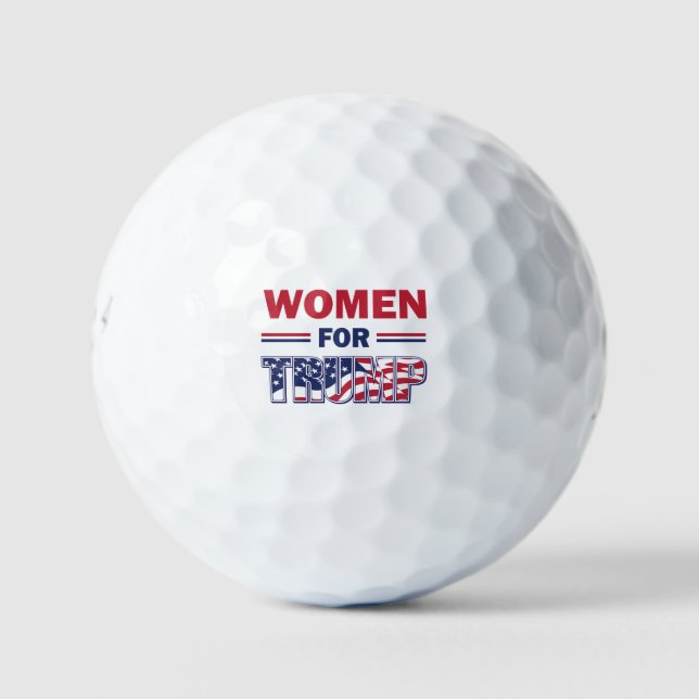Pelotas De Golf Mujeres por Trump - Trump 2020 (Anverso)