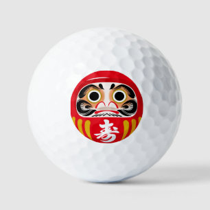 Pelotas De Golf Muñeca Daruma (amuleto tradicional japonés de buen