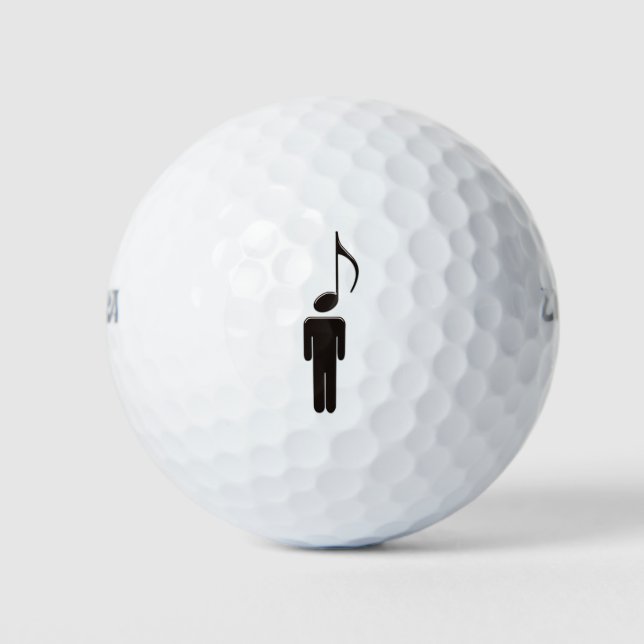 Pelotas De Golf Music Boy Golf Ball (Anverso)