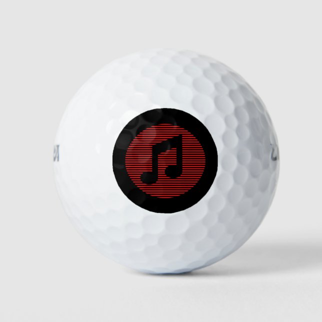 Pelotas De Golf Música (Anverso)