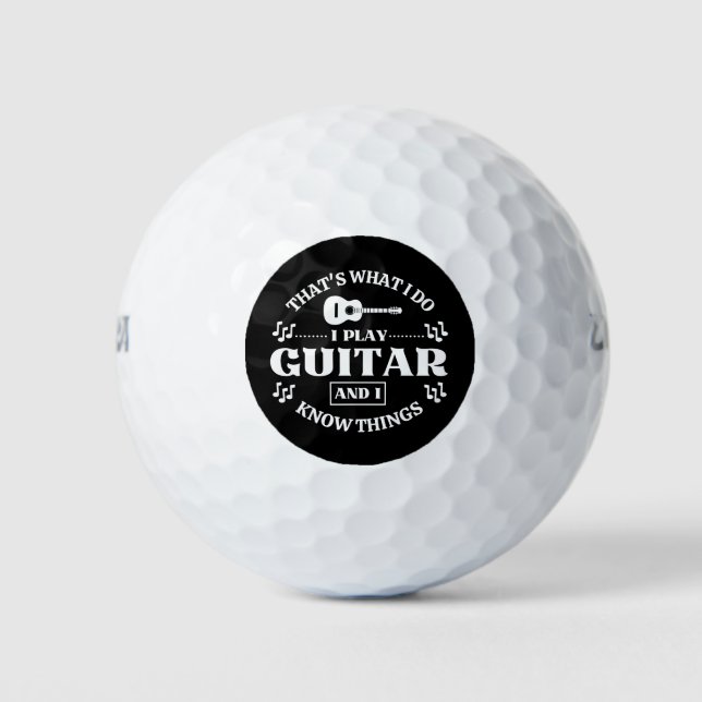 Pelotas De Golf Música de guitarra (Anverso)