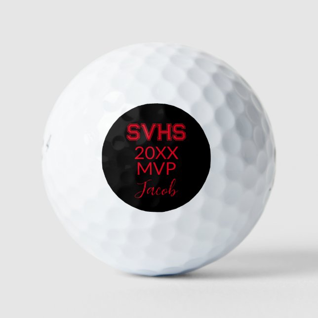 Pelotas De Golf MVP de secundaria (Anverso)