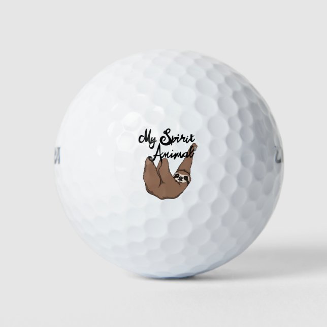 Pelotas De Golf My Spirit Animal Cute Slote (Anverso)