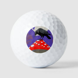 Pelotas De Golf ⛳ Mystical Raven Golf Balls