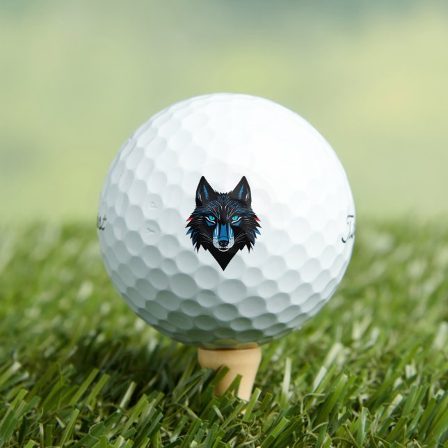 Pelotas De Golf Mystical Wolf (Camiseta in situ)