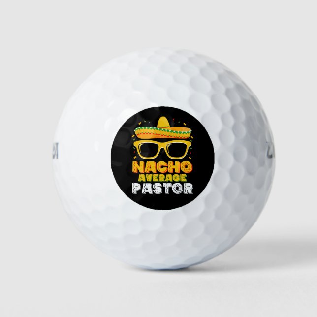 Pelotas De Golf Nacho Pastor Promedio Cinco de Mayo (Anverso)