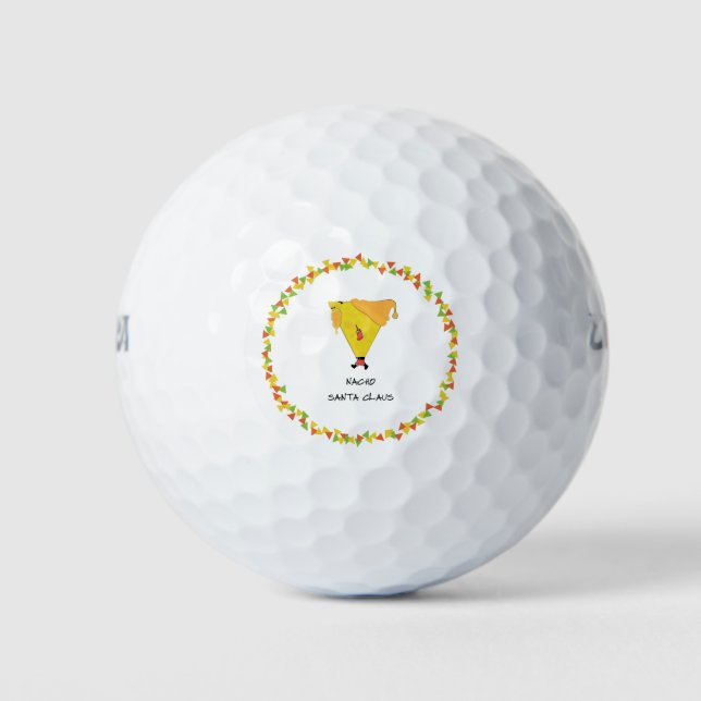 Pelotas De Golf Nacho Santa con chile (Anverso)