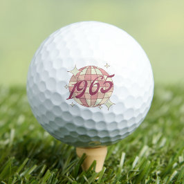 Pelotas De Golf Nacido en 1965 Regalo de golf de 60 años