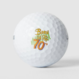 Pelotas De Golf Nacido en los 70 de Guay Old AgeFun
