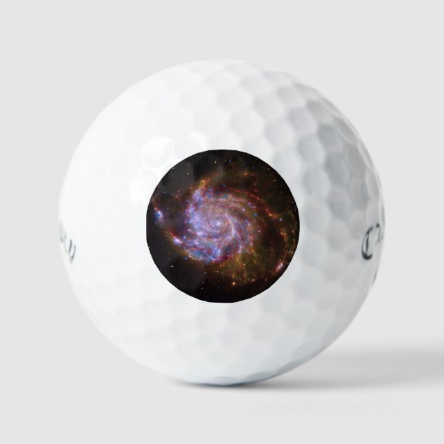 Pelotas De Golf Nacimiento estelar en el volante: Galaxia M101 (Anverso)