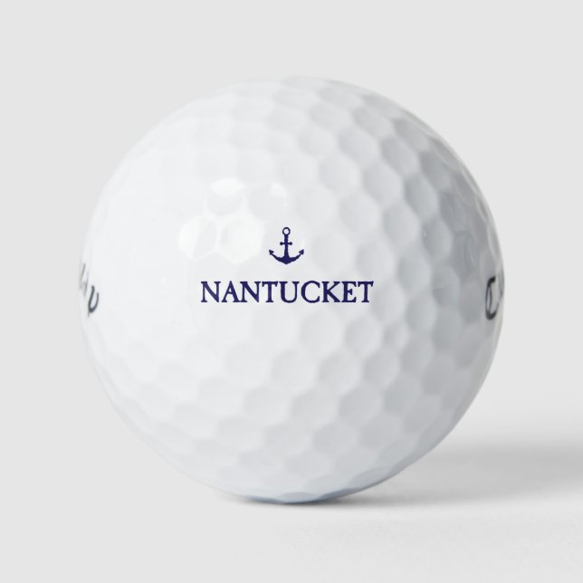 Pelotas De Golf Nantucket Golf Balls (Anverso)
