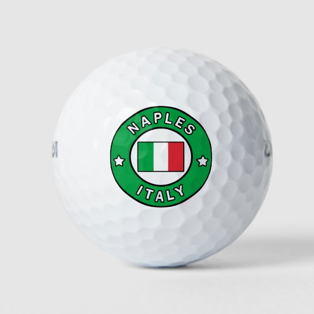 Pelotas De Golf Nápoles Italia (Anverso)
