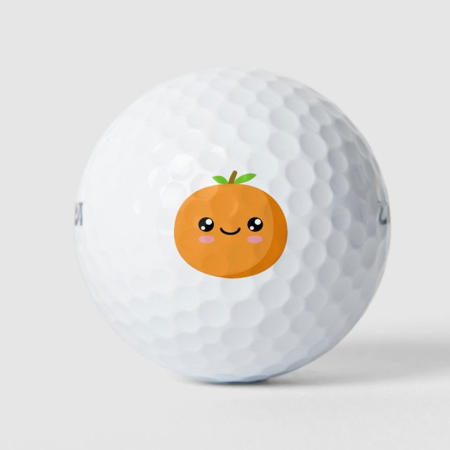 Pelotas De Golf Naranja (Anverso)