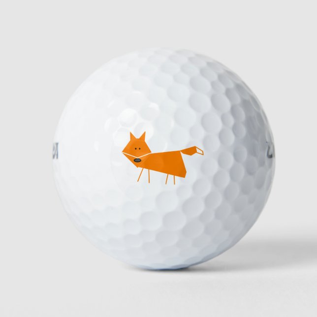 Pelotas De Golf Naranja Fox (Anverso)