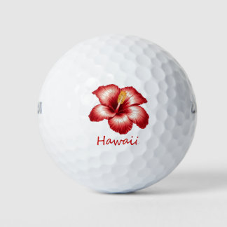 Pelotas De Golf Naranja hawaii hibiscus