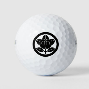 Pelotas De Golf Naranja mandarín en círculo