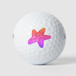 Pelotas De Golf Naranja Pink Purple Sea Cristfish