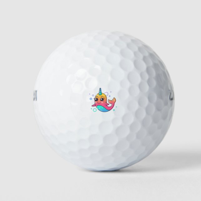 Pelotas De Golf Narwhal (Anverso)