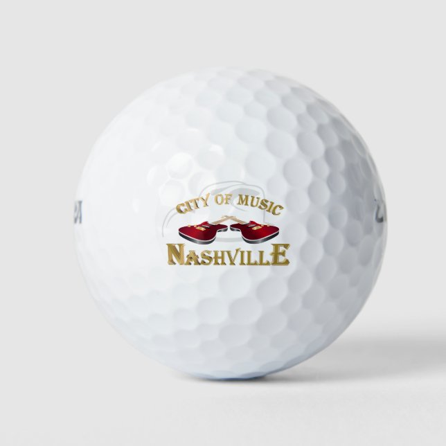 Pelotas De Golf Nashville. Ciudad de la música (Anverso)