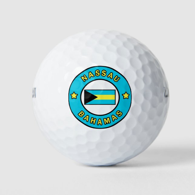 Pelotas De Golf Nassau Bahamas (Anverso)