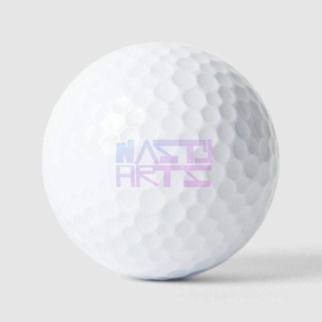 PELOTAS DE GOLF NASTY :: ARTS (Anverso)