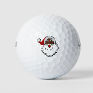 Pelotas De Golf navidad negro santa claus
