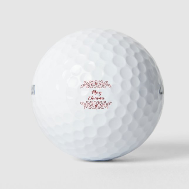 Pelotas De Golf Navidades (Anverso)