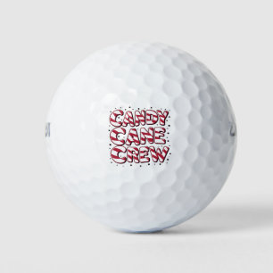 Pelotas De Golf Navidades amantes de Candy Cane Xmas Pajama