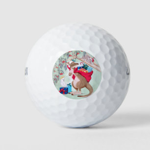 Pelotas De Golf Navidades australianos canguro azul verde rojo