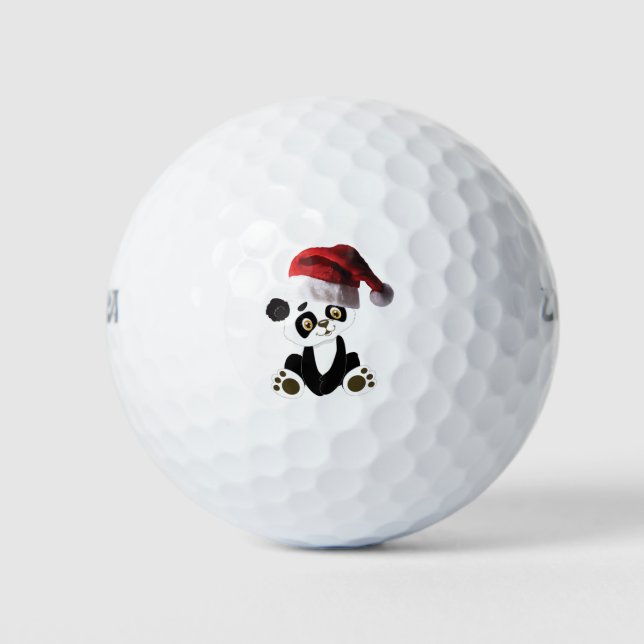 Pelotas De Golf navidades bebé oso panda (Anverso)