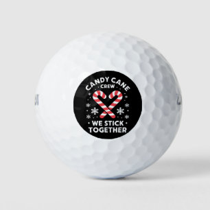 Pelotas De Golf Navidades Candy Cane Heart Nos Mantenemos Unidos