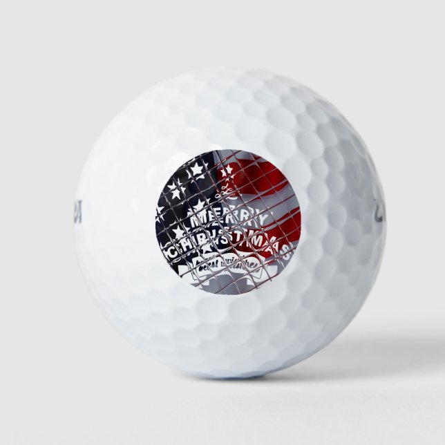 Pelotas De Golf NAVIDADES de EEUU: Festividad por la libertad (Anverso)