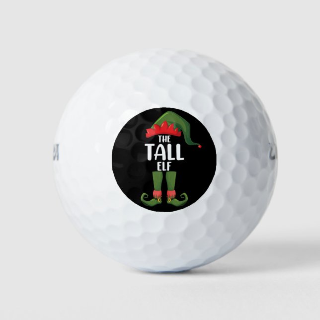 Pelotas De Golf Navidades de familia Tall Elf Mating (Anverso)