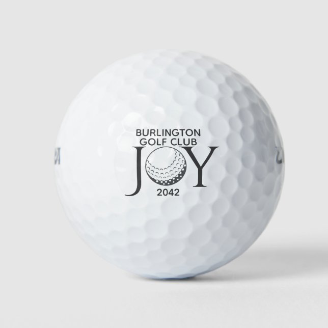 Pelotas De Golf Navidades de Golf Joy & Peace (Anverso)