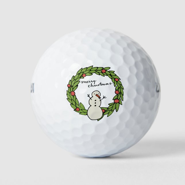 Pelotas De Golf Navidades de golf temáticos para Golfer (Anverso)