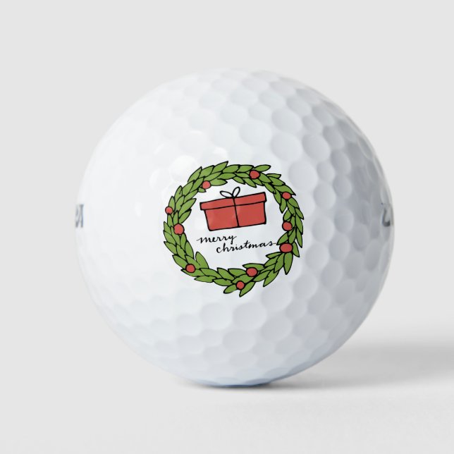 Pelotas De Golf Navidades de golf temáticos para Golfer (Anverso)
