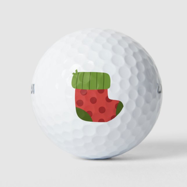 Pelotas De Golf Navidades de pie (Anverso)