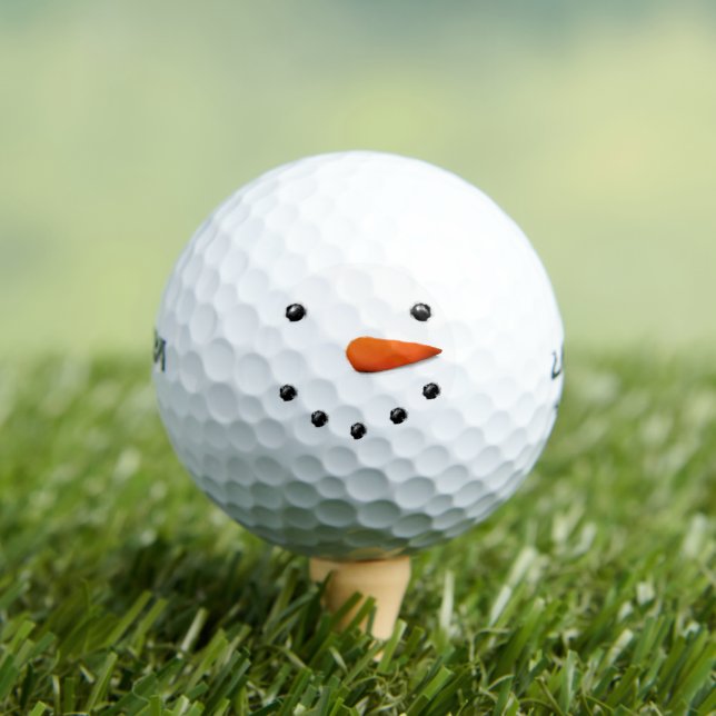 Pelotas De Golf Navidades de Snowman se burlan de Stuffer (Camiseta in situ)
