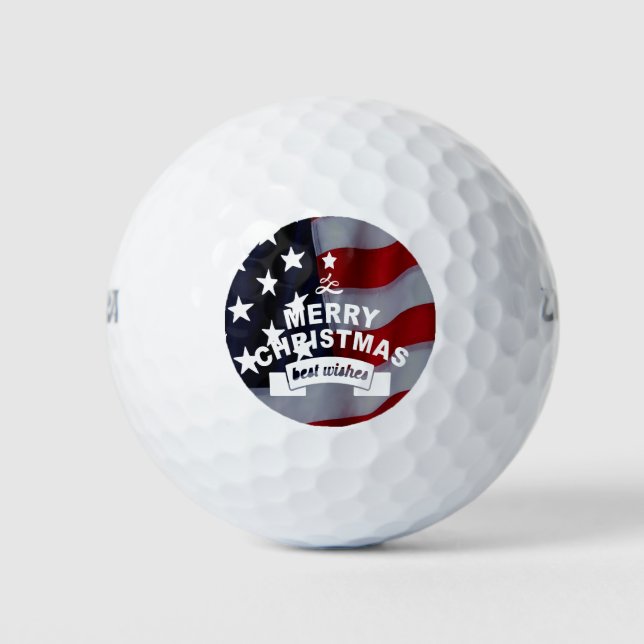 Pelotas De Golf Navidades de Star-Spangled: Celebrando la temporad (Anverso)