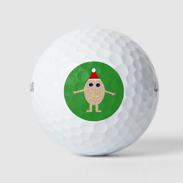 Pelotas De Golf Navidades divertidos Egg Golf Ball (Anverso)