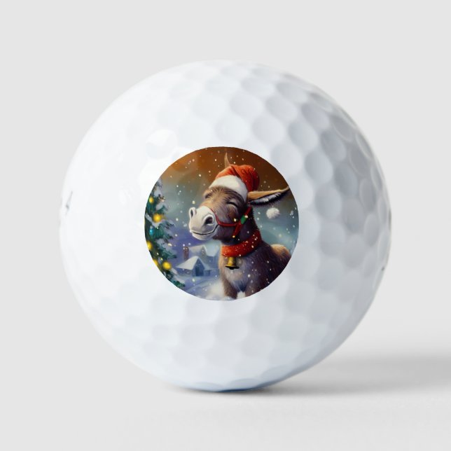 Pelotas De Golf Navidades Donkey (1) (Anverso)