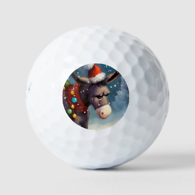Pelotas De Golf Navidades Donkey (2) (Anverso)