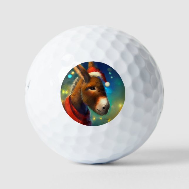 Pelotas De Golf Navidades Donkey (3) (Anverso)