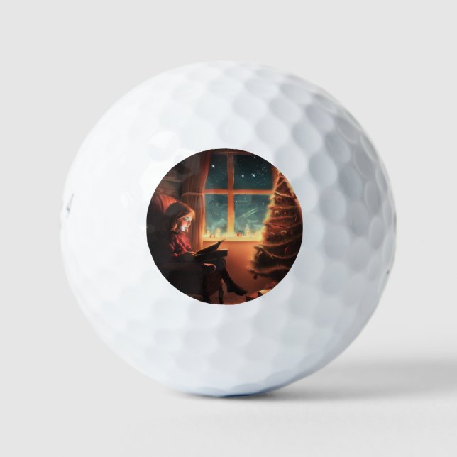 Pelotas De Golf Navidades Eve 3 (Anverso)