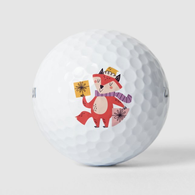 Pelotas De Golf Navidades fox (Anverso)