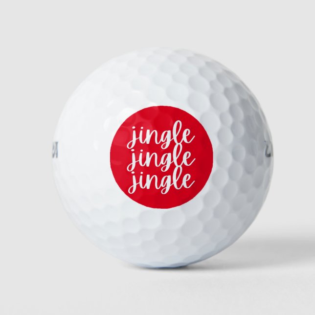 Pelotas De Golf navidades jingle jingle (Anverso)