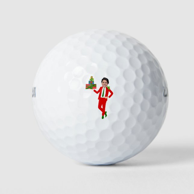 Pelotas De Golf navidades justin trudeau (Anverso)