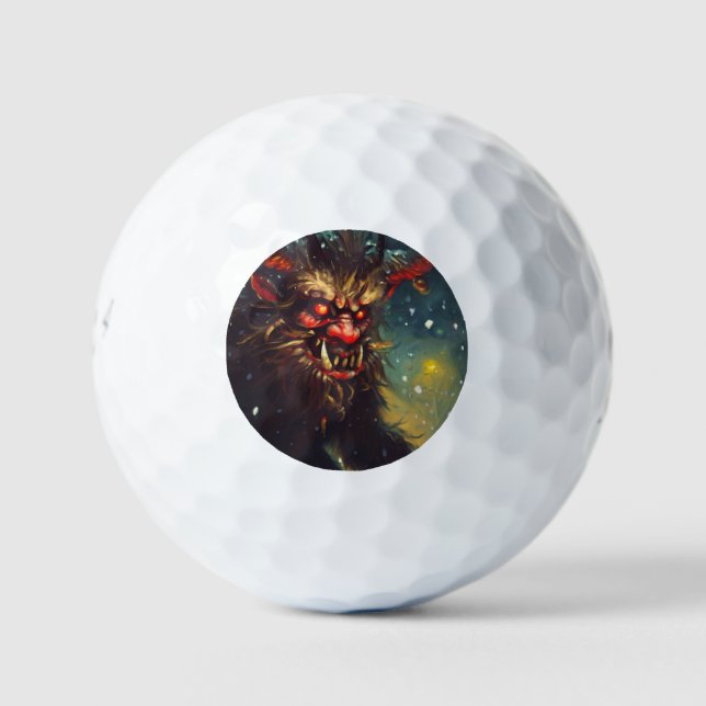 Pelotas De Golf Navidades Krampus (4) (Anverso)